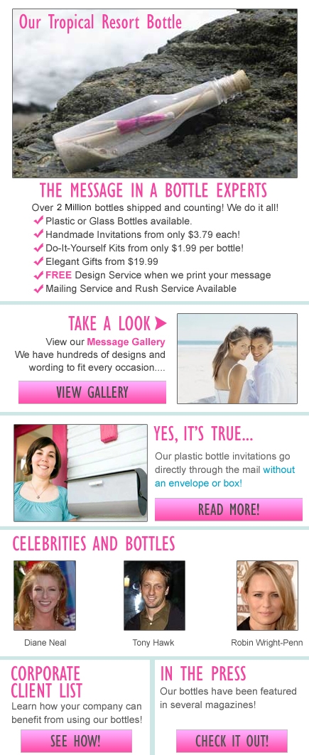 Message In A Bottle Message In A Bottle Invitations Message In A Bottle Gifts Romantic Gifts Wedding Invitations Destination Wedding Invitations