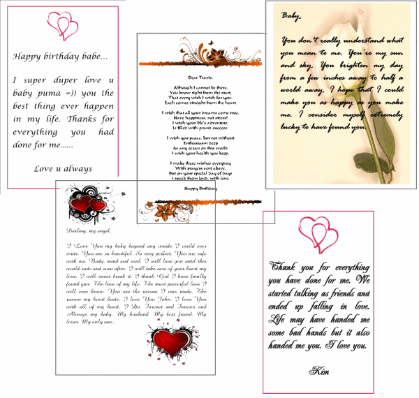 message in a bottle gift sample message