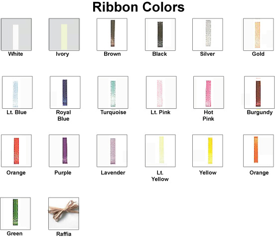 ribbon color options